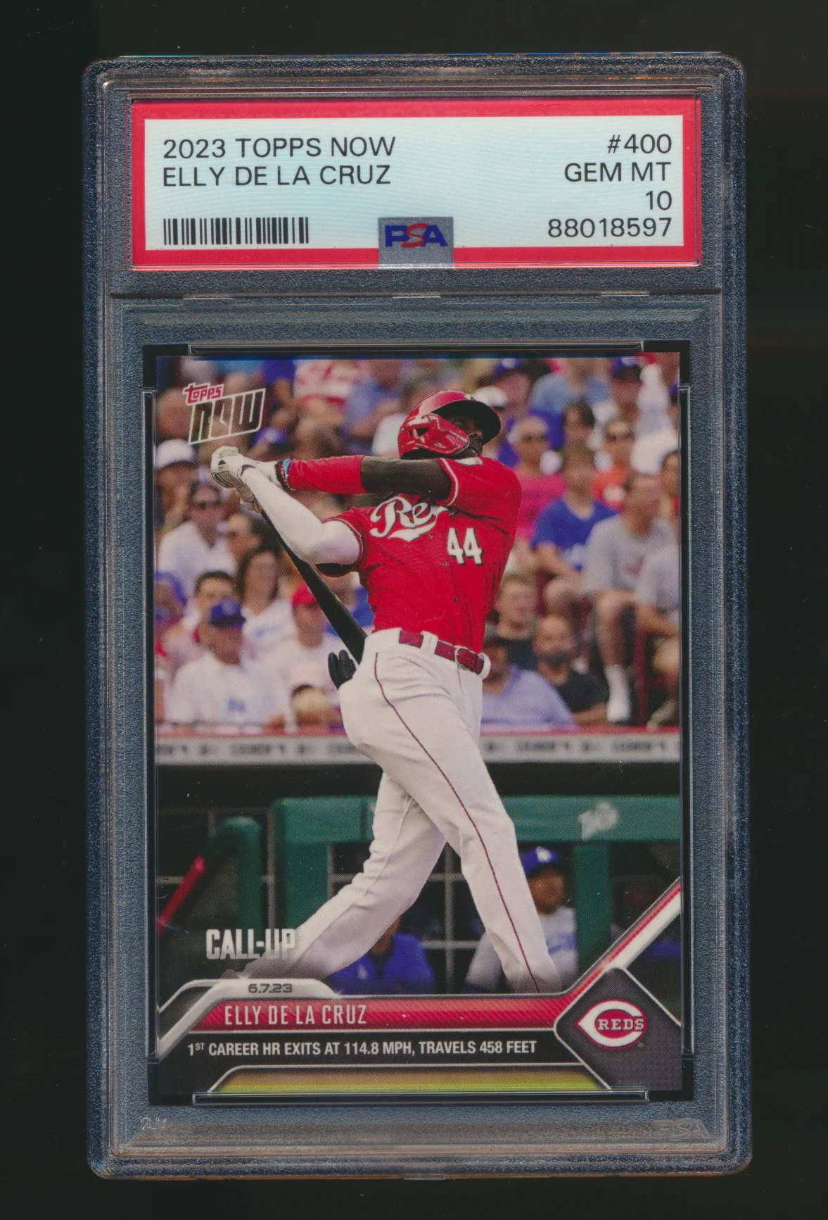 2023 Topps Now Elly De La Cruz Call-Up RC PSA 10