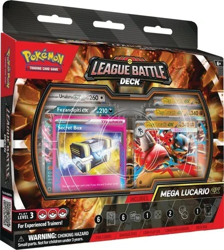Pokemon Mega Lucario Ex League Battle Deck