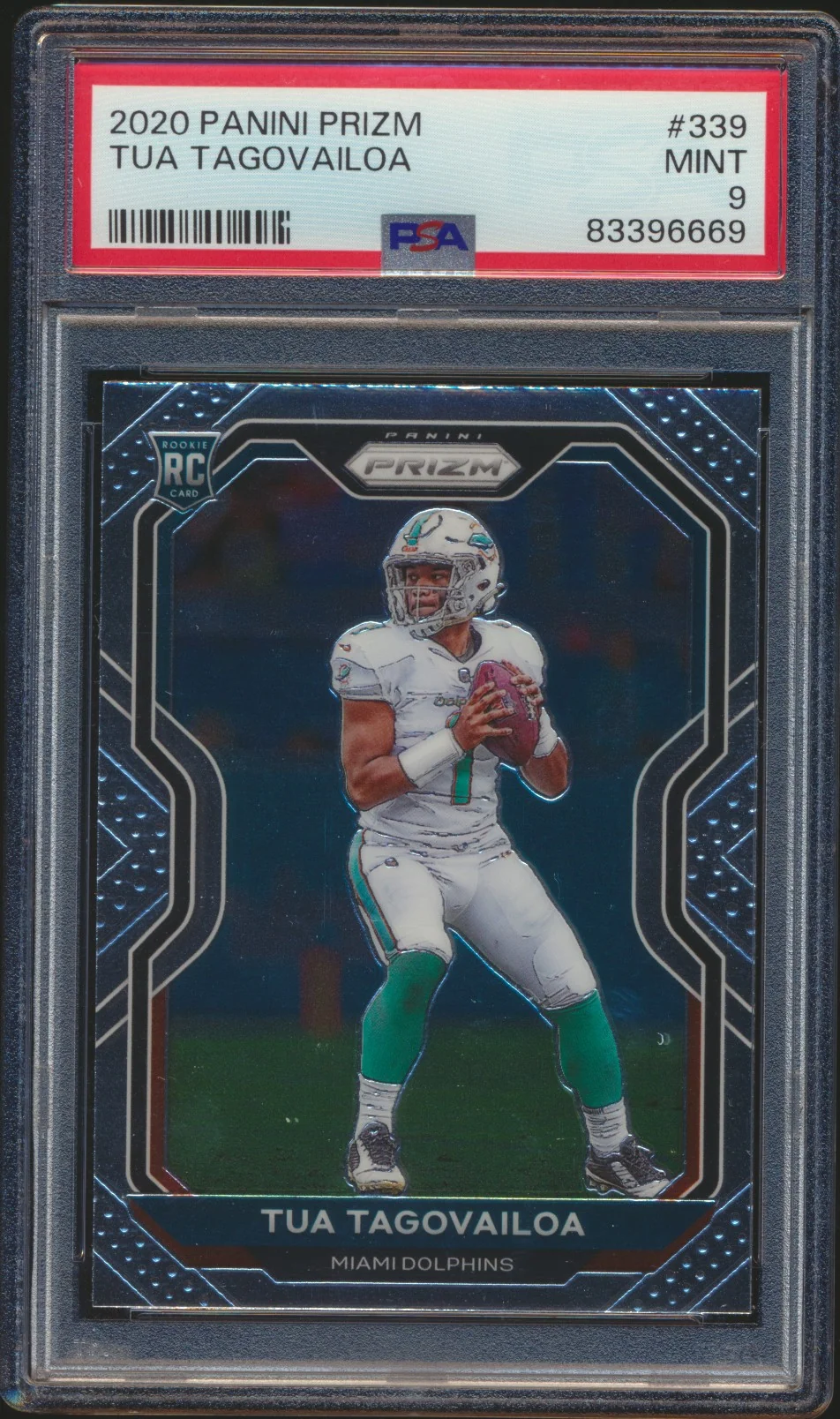 2020 Prizm Tua Tagovailoa RC PSA 9