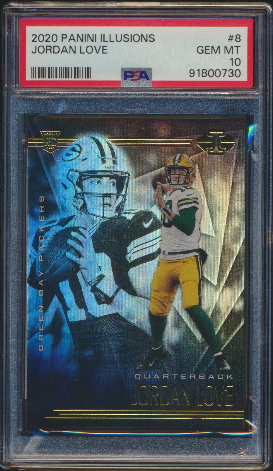2020 Illusions Jordan Love RC PSA 10
