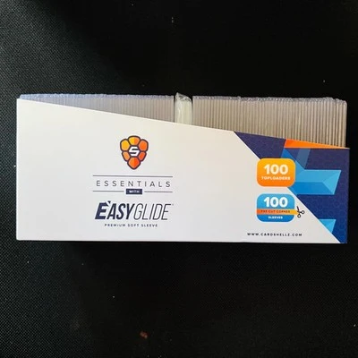 55PT 3x4 Toploader Essentials Clear+ Easy Glide Combo Pack