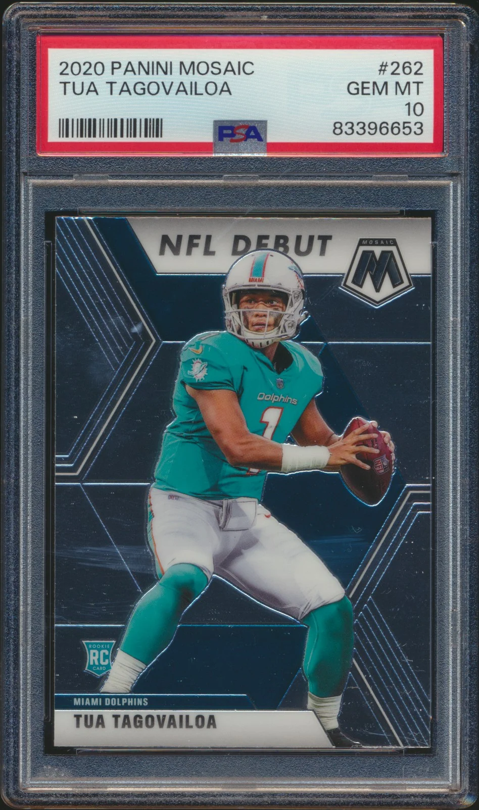 2020 Mosaic Tua Tagovailoa RC PSA 10