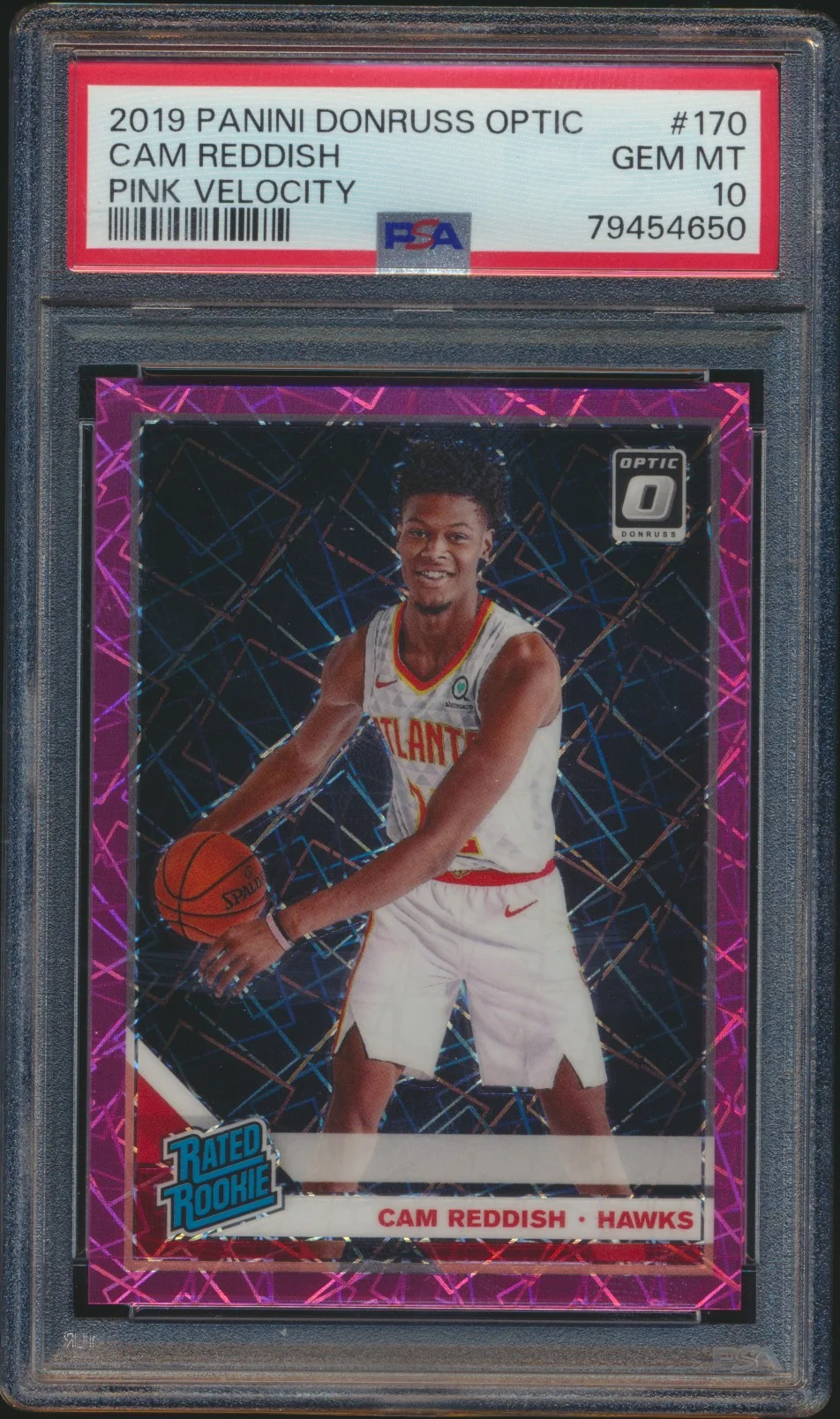 2019-20 Donruss Optic PINK VELOCITY /79 Cam Reddish