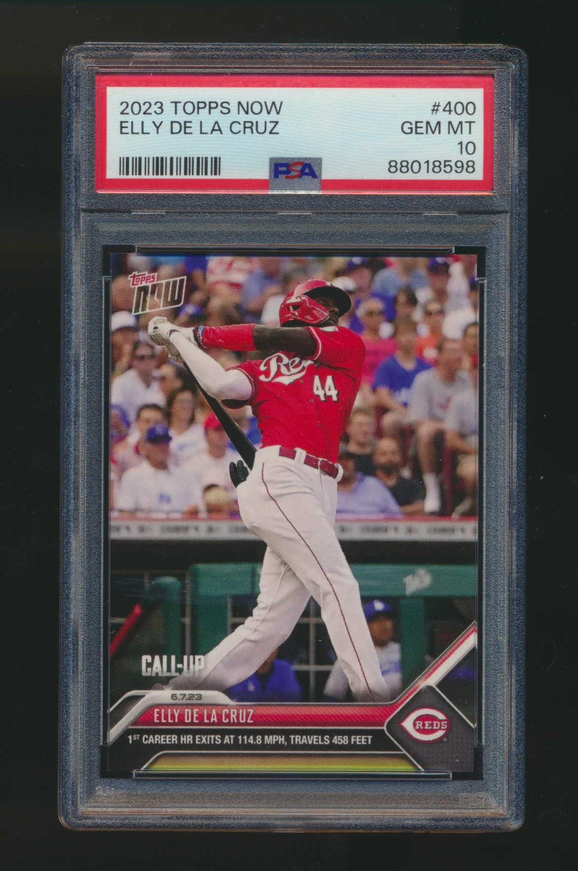 2023 Topps Now Elly De La Cruz Call-Up RC PSA 10